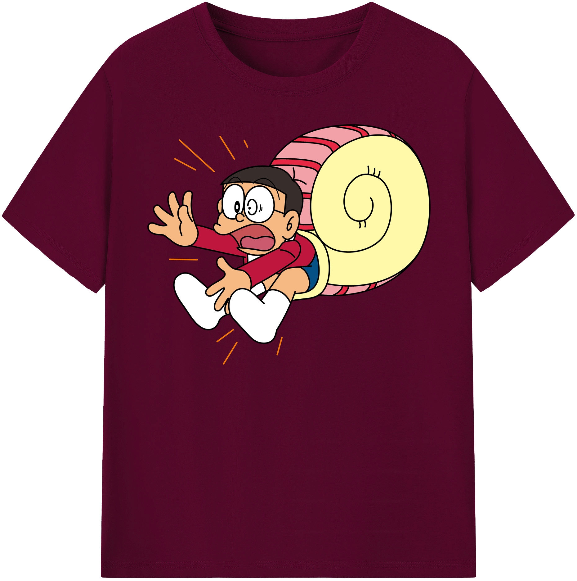 （画像用） ドラえもん 野比 のび太 Doraemon Nobita Nobi レディースカジュアルプリントTシャツ（綿100％）